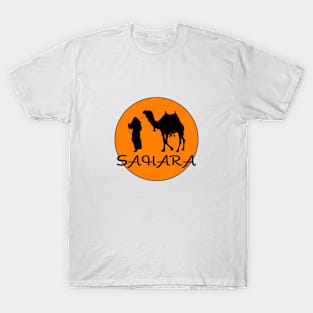 sahara morocco adventure orange sticker T-Shirt